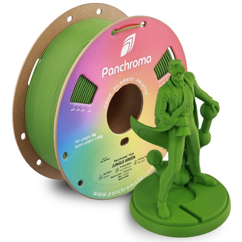 Polymaker Panchroma™ Basic PLA Džungļu zaļš, 1kg, 1,75 mm, CA19013